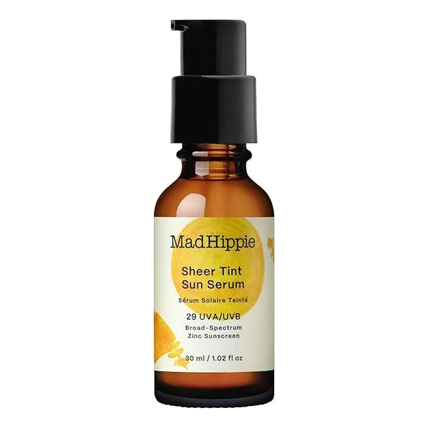 Mad Hippie Sheer Tint Sun Serum (Light/Medium), Tinted Moisturizer for Face with SPF 29, Vitamin C, Hyaluronic Acid, Tinte...