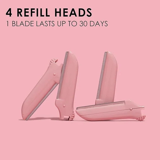 JAPONESQUE Dermaplaner Replacement Blades 4-Pack, Facial Razor Blade Heads Only - Product Image