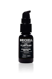 Brickell Men's Dark Circle Under Eye Treatment Serum For Men, Natural and Organic Eye Gel to Firm Men's Wrinkles, Reduce D...
