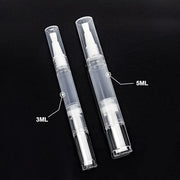 10Pack 5ML Transparent Twist Pens, Empty Nail Oil Pen Brush Cosmetic Lip Gloss Container Applicators - Product Image