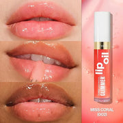 REVLON Super Lustrous Glimmer Lip Oil, Moisturizing & Tinted, Shiny Finish, Made with Plant-Based Squalane, 002 Miss Coral...