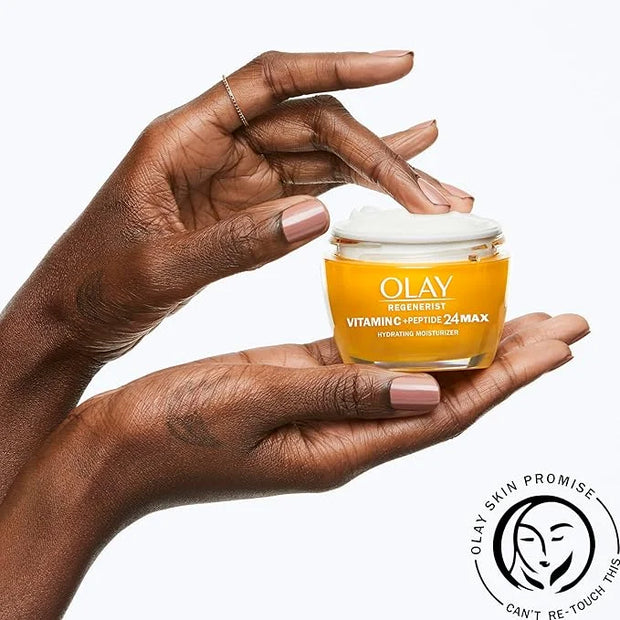 Olay Vitamin C MAX Face Moisturizer, Brightening Cream for Women, Hydrating, Evens Tone, Dark Spot & Hyperpigmentation Red...