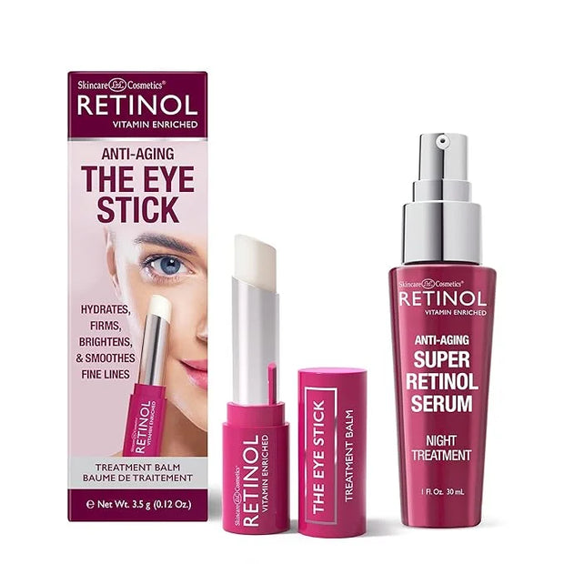 Retinol Anti-Aging Eye Stick – Hydrates, Firms, Brightens, and Smooths Fine Lines 6X Super Serum – Unique, Intensive Formu...