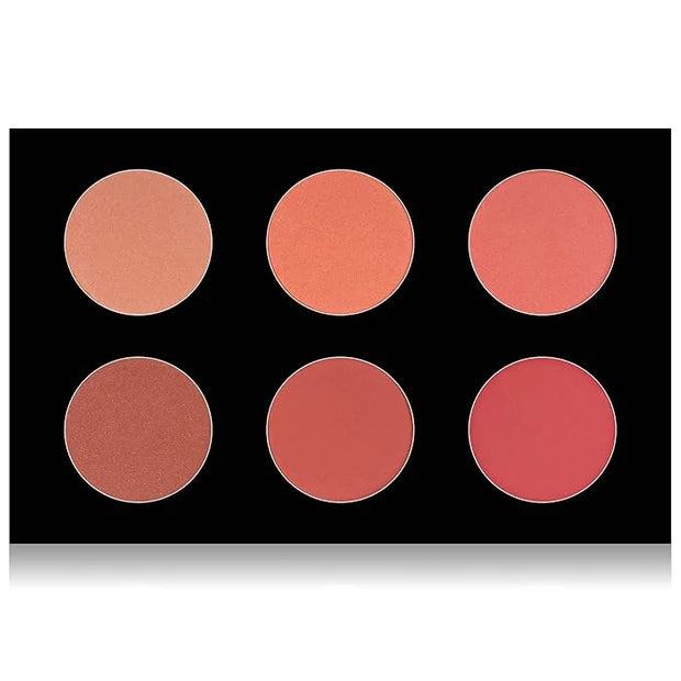 SHANY Shimmer & Matte Warm-Toned Blush Palette -