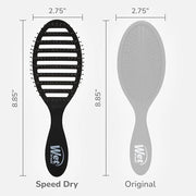 Wet Brush Speed Dry Hair Brush, Black Frost - Vented Design & Soft HeatFlex Bristles Are Blow Dry Safe - Ergonomic Handle ...