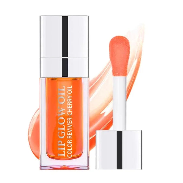 Hydrating Lip Glow Oil, Plumping Lip Gloss, Moisturizing Lip Oil Gloss, Transparent Moisturizing Lip Balm, Natural Lip Plu...