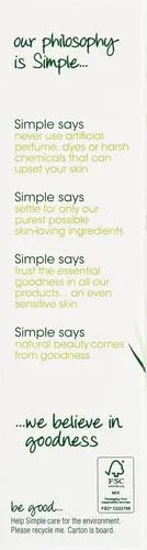 Simple Kind to Skin Face Moisturizer For Sensitive Skin Replenishing Rich 12-Hour Moisturization for All Skin Types 4.2 oz...