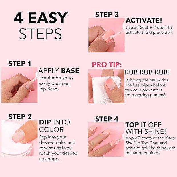 Kiara Sky Long Lasting Nail Dip Powder Yellow Tones 1 oz, Main Squeeze - Product Image