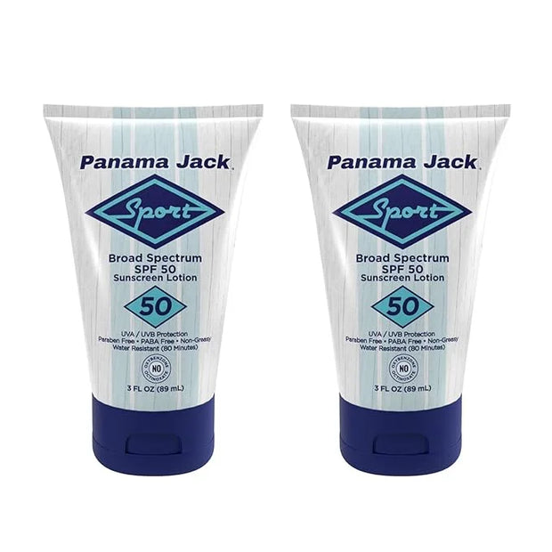 Sport Sunscreen Lotion - SPF 50, Broad Spectrum UVA/UVB Protection, Non-Greasy, PABA, Paraben, Gluten & Cruelty Free, Wate...