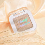 Kaely Pressed Single Eyeshadow Makeup, Light Nude Brown Shimmer Highly Pigmented Monochrome Eye Shadow Palette, Waterproof...