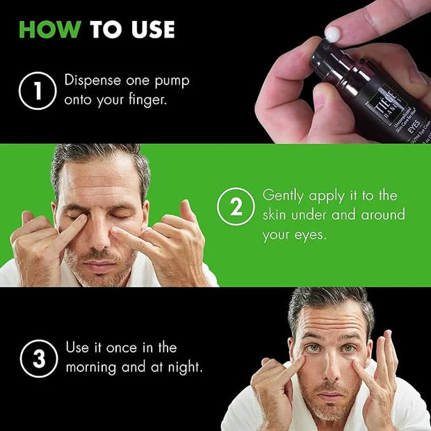 Tiege Hanley Eye Cream for Men | Reduces Dark Circles, Bags under Eyes, Puffiness & Crow’s Feet – Anti-Aging Under Eye Tre...