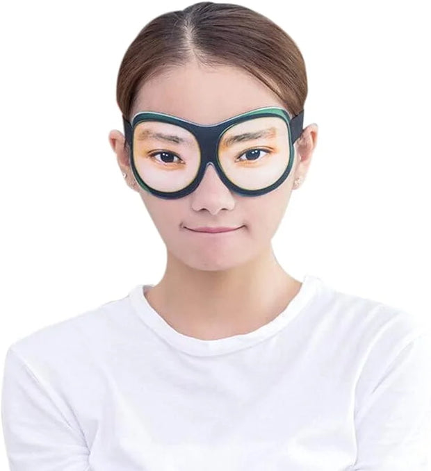 Honbay 3D Funny Eyeshade Soft Sleep Eye Mask with Adjustable Head Strap for Travel, Game, Party, Rest, Sleeping, etc (for ...