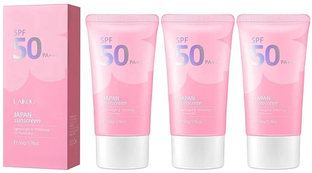 Japan Sunscreen SPF 50 Bloqueador Solar Japones Sunscreen for Face Japanese Sunscreen SPF PA+++ Rosada Sunscreen Essence C...