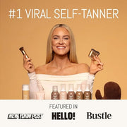 Natural Sunless Tanning Mist 7oz - Organically Derived Self-Tanner Spray, Lightweight & Non-Sticky, Streak-Free Glow, For ...