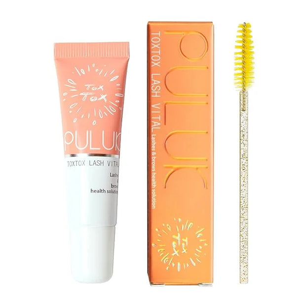 TOXTOX LASH VITAL 10ml (0.34 fl. oz) Lashes & brows care solution, Advanced Eyelash Serum for Thicker, Longer Eyelashes an...
