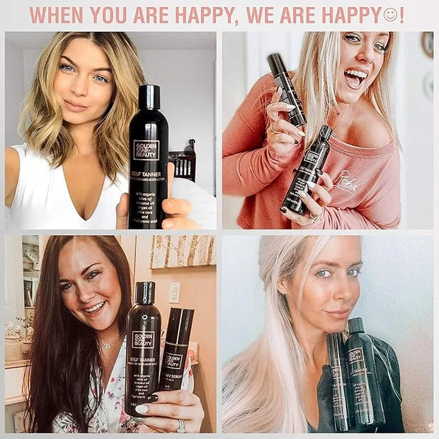 Tan Extender Daily Moisturizer - Best After Tanning Lotion w/Organic Oils and Hyaluronic Acid to Extend Your Tan from Sunl...
