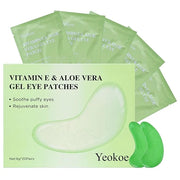 Under Eye Patches for Dark Circles,Puffy Eyes,20 Pairs Face Masks SkinCare With Vitamin E and Aloe Vera Gel for Rejuvenate...