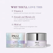 PRAI Beauty Ageless Eye D-Crease, Anti-Aging Eye Cream for Instantly Ageless-Looking Eyes, Under Eye Cream - Product Image