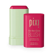 Pixi On-the-Glow Blush - Ruby, Hydrating Tinted Moisture Blush Stick with Ginseng, Aloe Vera & Fruit Extracts, For Cheeks ...