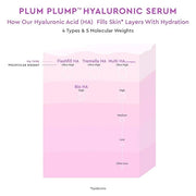 Glow Recipe Plum Plumping & Hydrating Hyaluronic Acid Korean Skin Care Serum - Antioxidant Anti Aging Face Serum + Vitamin...