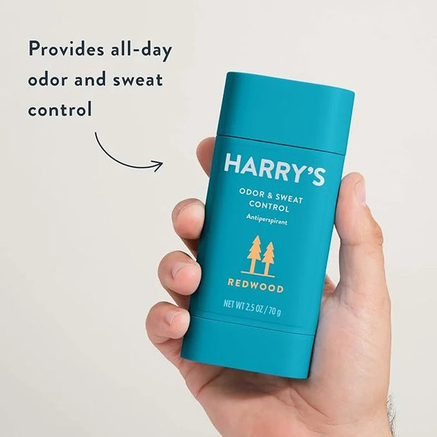 Harry's Antiperspirant Deodorant, Sweat & Odor Control Antiperspirant for Men, Redwood, 2.5 oz Pack of 3 - Product Image