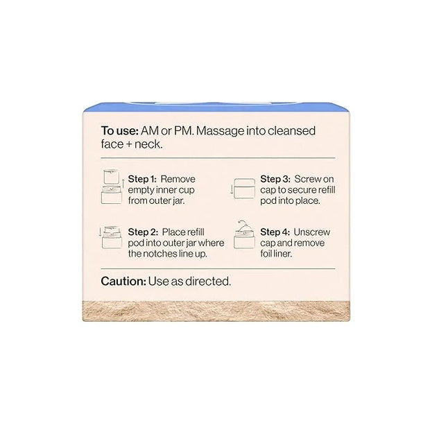 Honest Beauty Refill Pod for Full Size Hydrogel Cream | Lightweight, Moisturizing Water Cream | Gentle for Sensitive Skin,...