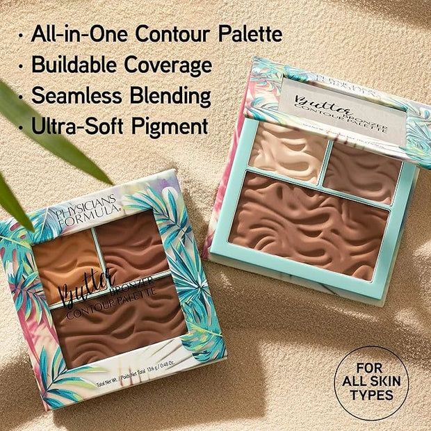 Physicians Formula Butter Bronzer Contour Palette, Light/Medium, 0.48 Ounce (Pack of 1) - Product Image
