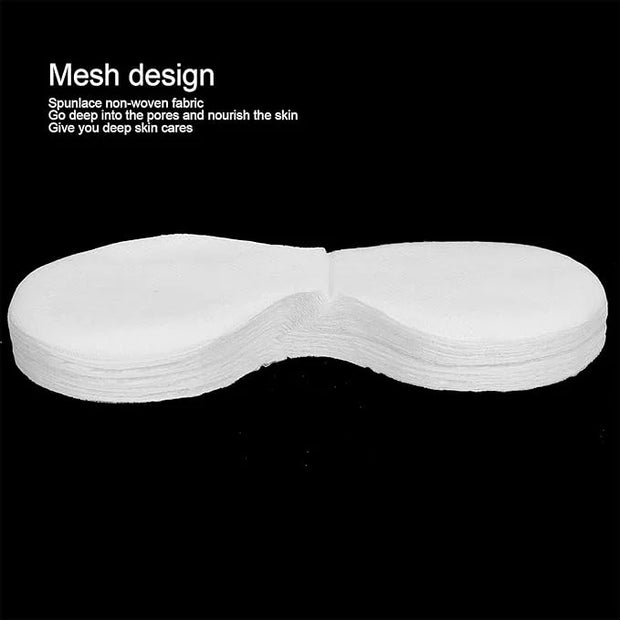 600pcs Eye Mask Paper,Disposable Cotton Ultra-thin Eye Mask Paper DIY Beauty Salon Eye Mask Sheet,Eye Masks Toner Lotion P...