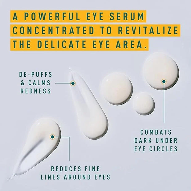 Men's Eye Serum (.5 Ounce) Creatine Stimulates Collagen For Plumper Skin, Goodbye Dark Circles, Gift Set for Men - Product...