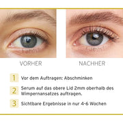 Nuvega Lash Super V - Vegan Eyelash Serum & Eyebrow Serum for Long Eyelashes in just 4-6 Weeks I Lash Serum I Eyelash Grow...
