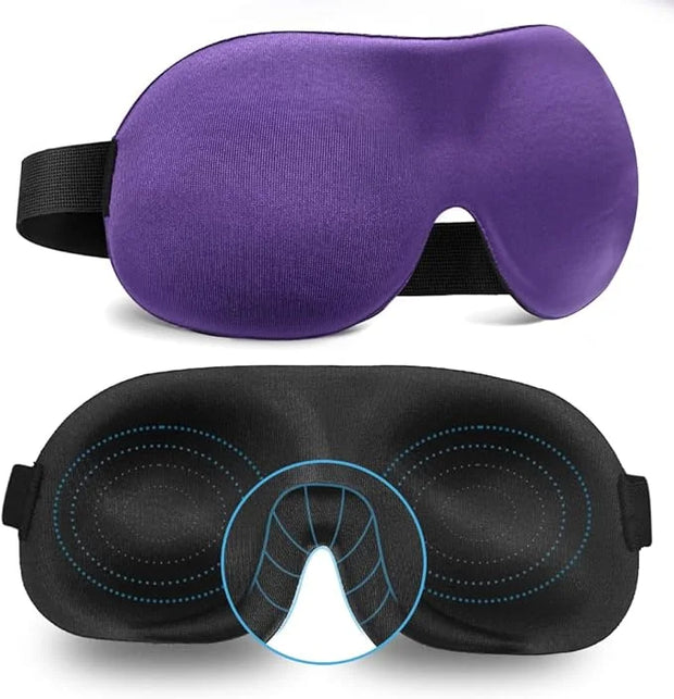Sleep Mask Invisible Alar Deep Orbit 3D Eye Mask Ultra Lightweight & Comfortable Sleeping Mask for Travel, Nap, Shift Work...