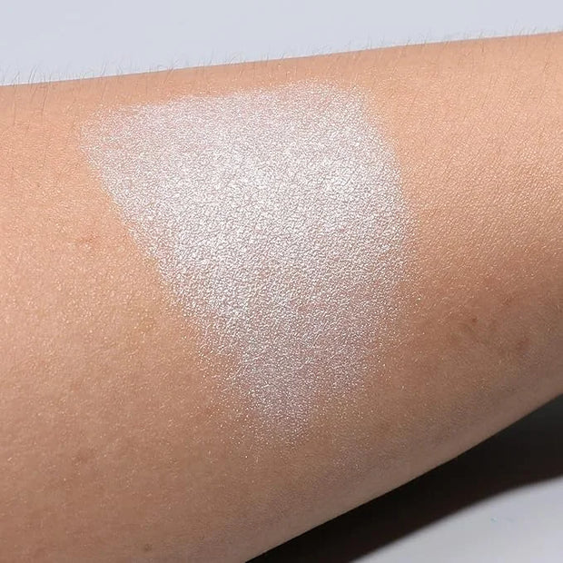 ISMINE Single Eyeshadow Powder Palette Shimmer Pearl White, High Pigment, Longwear Single White Eye Makeup for Day & Night...