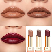 Oulac Color Rich Satin Lipstick Set For Women Nude Brown Lipsticks High Impact Lipcolor Tinted Lip Balm, Nourishing, Satin...
