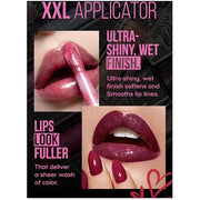 3 PCS Glitter Lip Gloss Set, Hydrating Nourishing Sparkling Plumping Lip Oil, Long Lasting Glossy Lip Balm Lip Care, Trans...