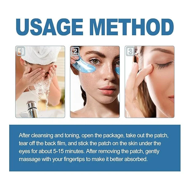 Zetiling 8 Pack Reusable Ice Gel Eye Pad for Puffy Eyes, Hot Cold Eye Mask, Deep Hydration and Anti Aging Effects - Produc...