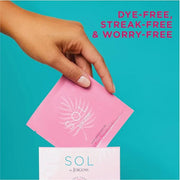 SOL by Jergens Full Body Self Tanner Towelettes, Streak-free Natural-Looking Sunless Tanning Wipes, 6 Count, Infused with ...