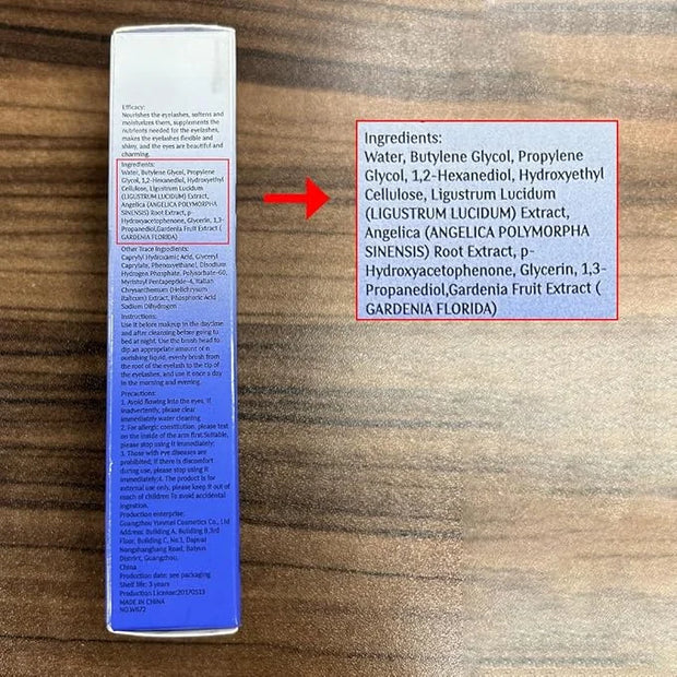 QIC Lash Serum - 4ml Eyelash Enhancing Serum, W3W Eyelash Serum for Eyelash Thicker, Stronger, Longer Suitable for Lashes ...