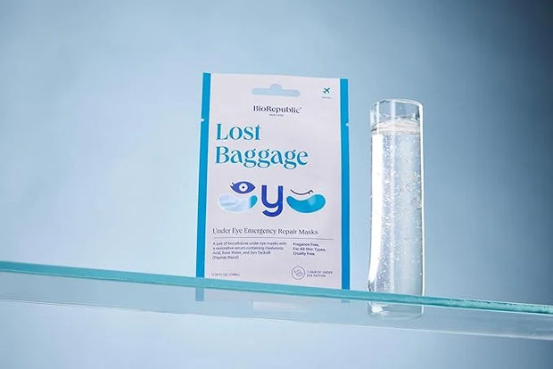 BioRepublic Lost Baggage Under Eye Emergency Repair Mask | Reduces Appearance of Lines, Bags, and Dark Circles Under Eyes ...