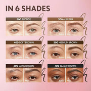 Covergirl Clean Fresh Brow Filler Pomade, 400 Soft Brown, Eyebrow Pencil, Ultra-Precise Tip, Creamy Formula, Highly Pigmen...