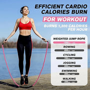 Jump Rope, Weighted Jump Rope for Women, Adult - Product Image