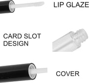 30pcs 5ml Empty Lip Gloss Tubes, Double Ended Refillable Lip Balm Gloss Containers Bottles with Rubber Inserts for Women G...
