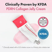 PDRN Collagen Jelly Cream, 5,000ppm Salmon DNA PDRN, Niacinamide, Hydrolyzed Collagen, Glow, Hydrating, Firming, Uneven Sk...