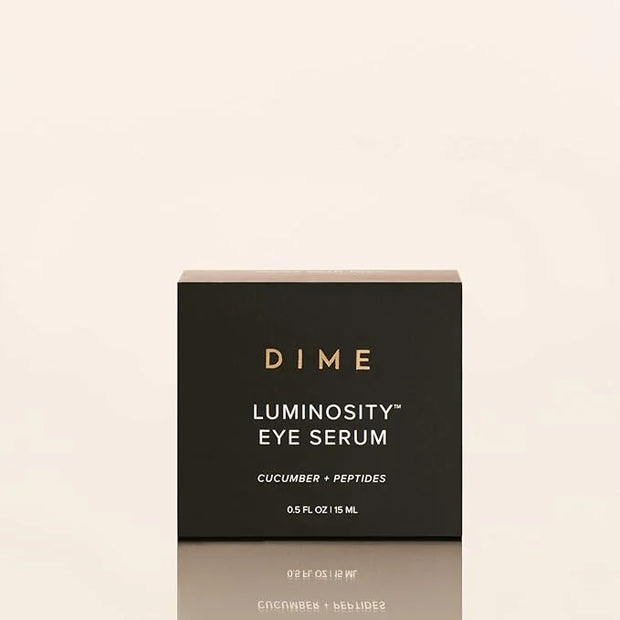 DIME Beauty Luminosity Eye Serum, Eye Cream Treatment With Caffeine for Dark Circles and Puffiness, 0.5 oz / 15 mL - Produ...