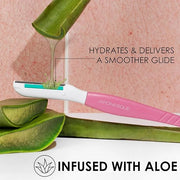 Japonesque Dermaplaner with Soothing Aloe Comfort Strip - Facial Dermaplane Razor, Skin Tool with Ultra Precision Blade fo...