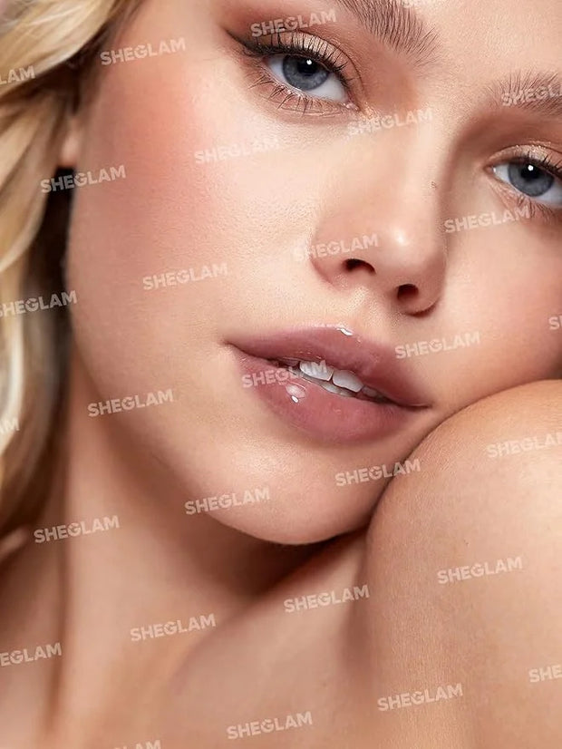 SHEGLAM Jelly Wow Tinted Lip Oil Plumping Lip Gloss Natural -Hot Shot - Product Image