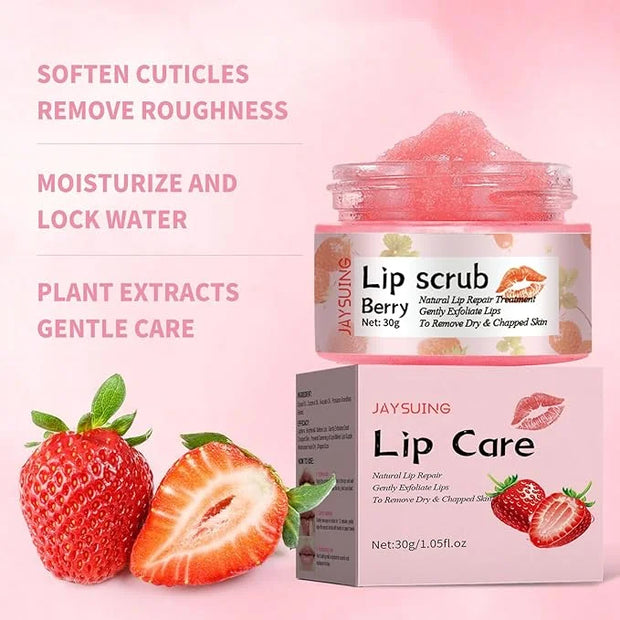 Lip Scrub, Natural Lip Scrub Exfoliator, Lips