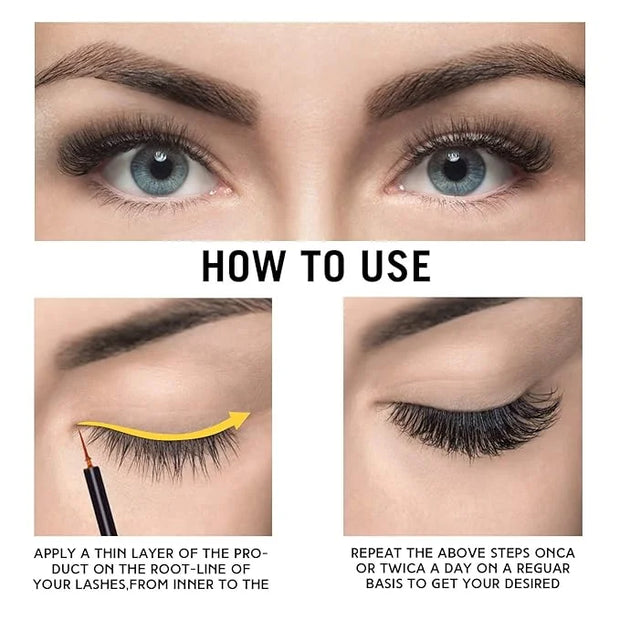 Lash & Brow Growth Serum – Eyelash Enhancer for Longer Lashes, Suero para Pestañas Crecimiento, Eyebrow Serum for Women, S...