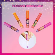 Disney Princess 12 Piece Plant Based Lip Gloss, Girls Party Favors, First Makeup Set for Girl, Perfect for Parties, Sleepo...