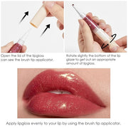 FOCALLURE Glitter Lip Gloss,High Shine Shimmer Lipstick,Long Lasting Plumping Lipgloss,Hydrating,Moisturizing,Non-Sticky a...