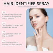 2pcs Hair Identifier Spray for Face Shaving, Skin Body Hair Identifying Spray With Razors,Hair identifier for Face Dermapl...